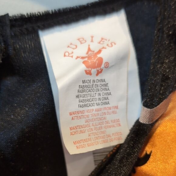 3/$20 Rubie's Halloween Witch Costume Long Flare Sleeve Dress Tulle Party - Picture 7 of 15